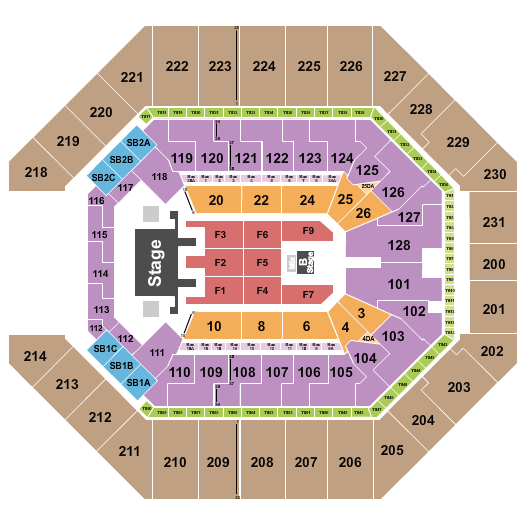 Frost Bank Center Mana Seating Chart